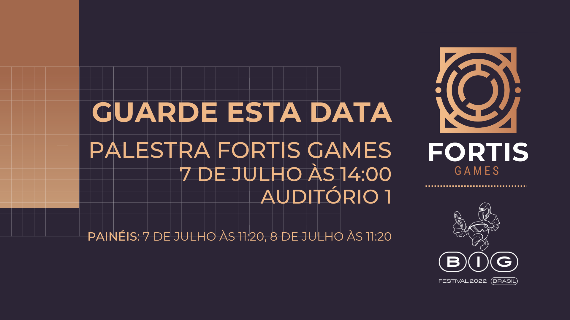 Fortis Games, um estúdio global de jogos, busca recrutar os melhores talentos no BIG Festival